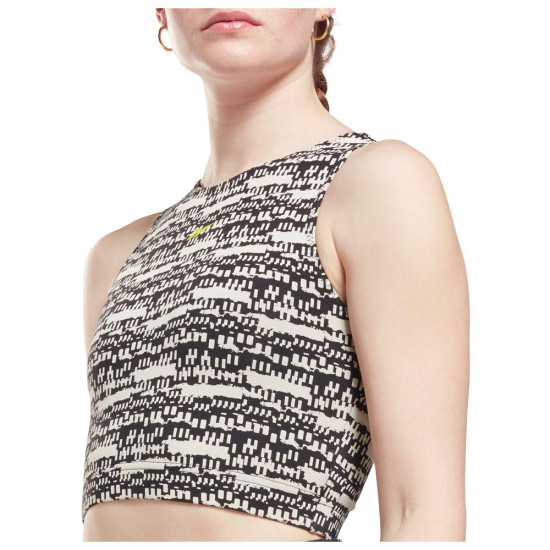 Reebok Γυναικεία αμάνικη μπλούζα Cotton Crop Tan Reebok Γυναικεία αμάνικη μπλούζα Cotton Crop Tan